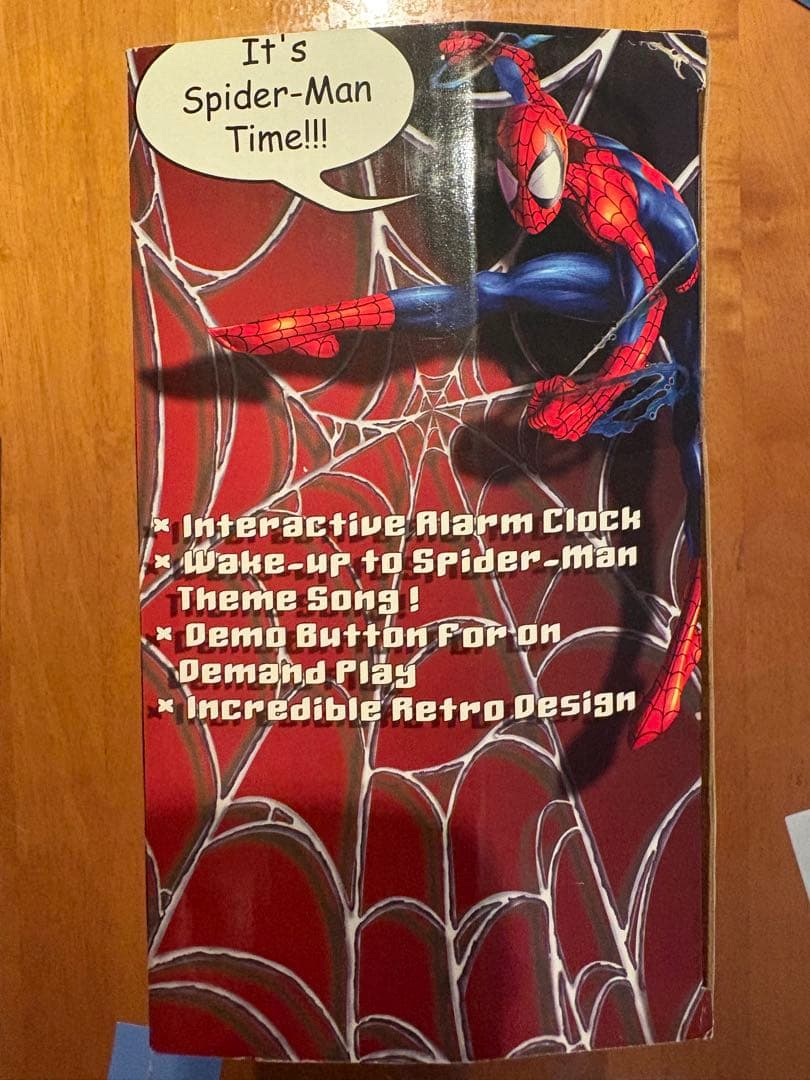 スパイダーマン　目覚まし時計