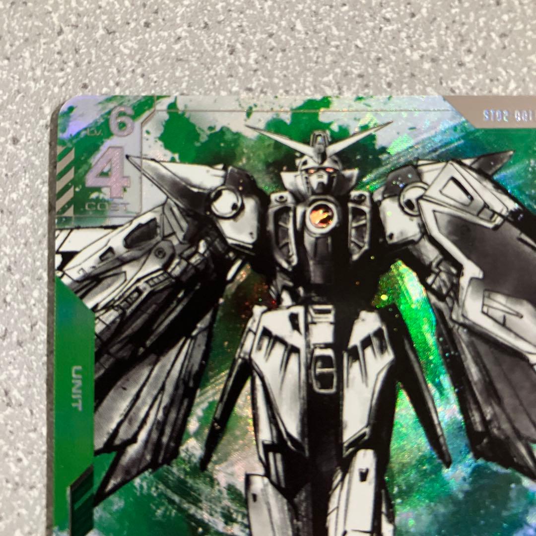 ☆ガンダムカードゲーム☆ウイングガンダム☆パラレル☆未使用☆β版☆