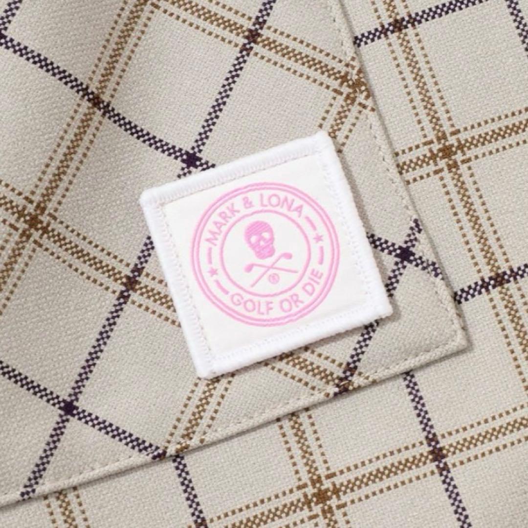 MARK&LONA スカート　美品　S オックスチェック　ゴルフウェアー　タイト