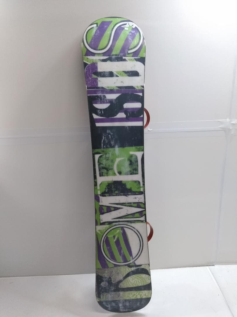 ローム ポスターマニア 155cm + ユニオン M/Lサイズ スノーボード ◇