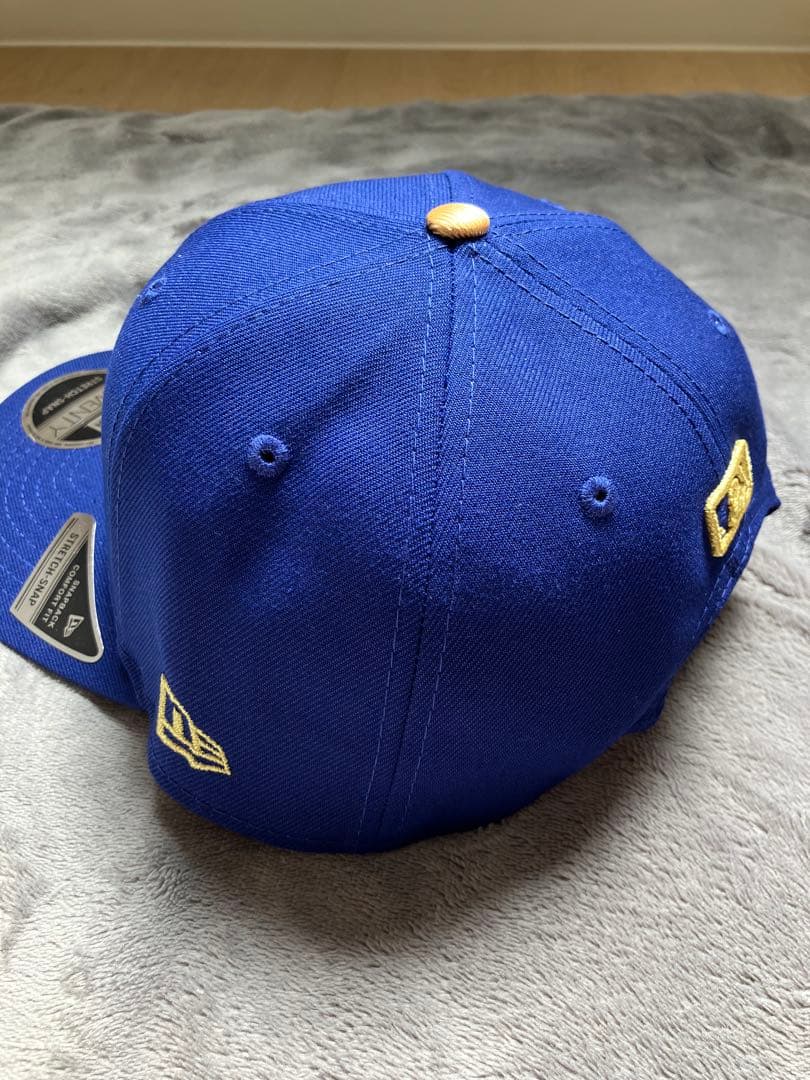 ドジャース優勝記念キャップ 9FIFTY 青　ゴールド　フリーサイズ