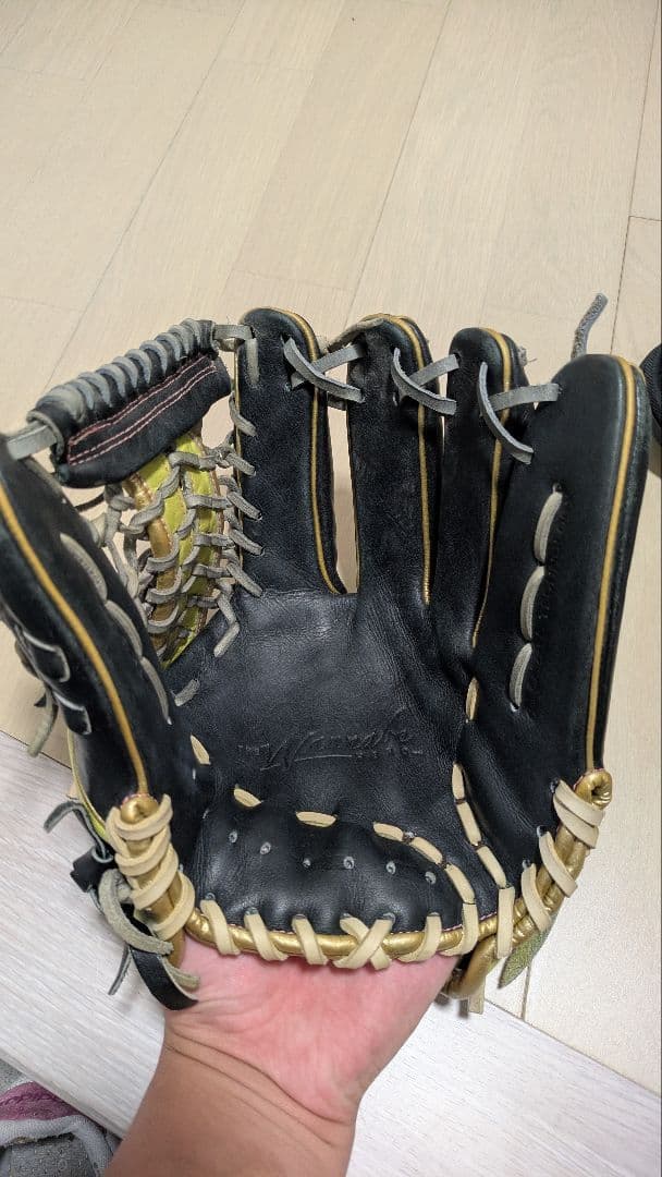 Wilson 軟式グローブ ブラック/ゴールド