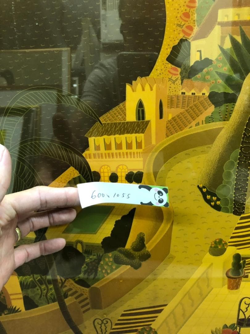 絵画　トーマス・マックナイト　「リヴィエラコースト」　アートポスター