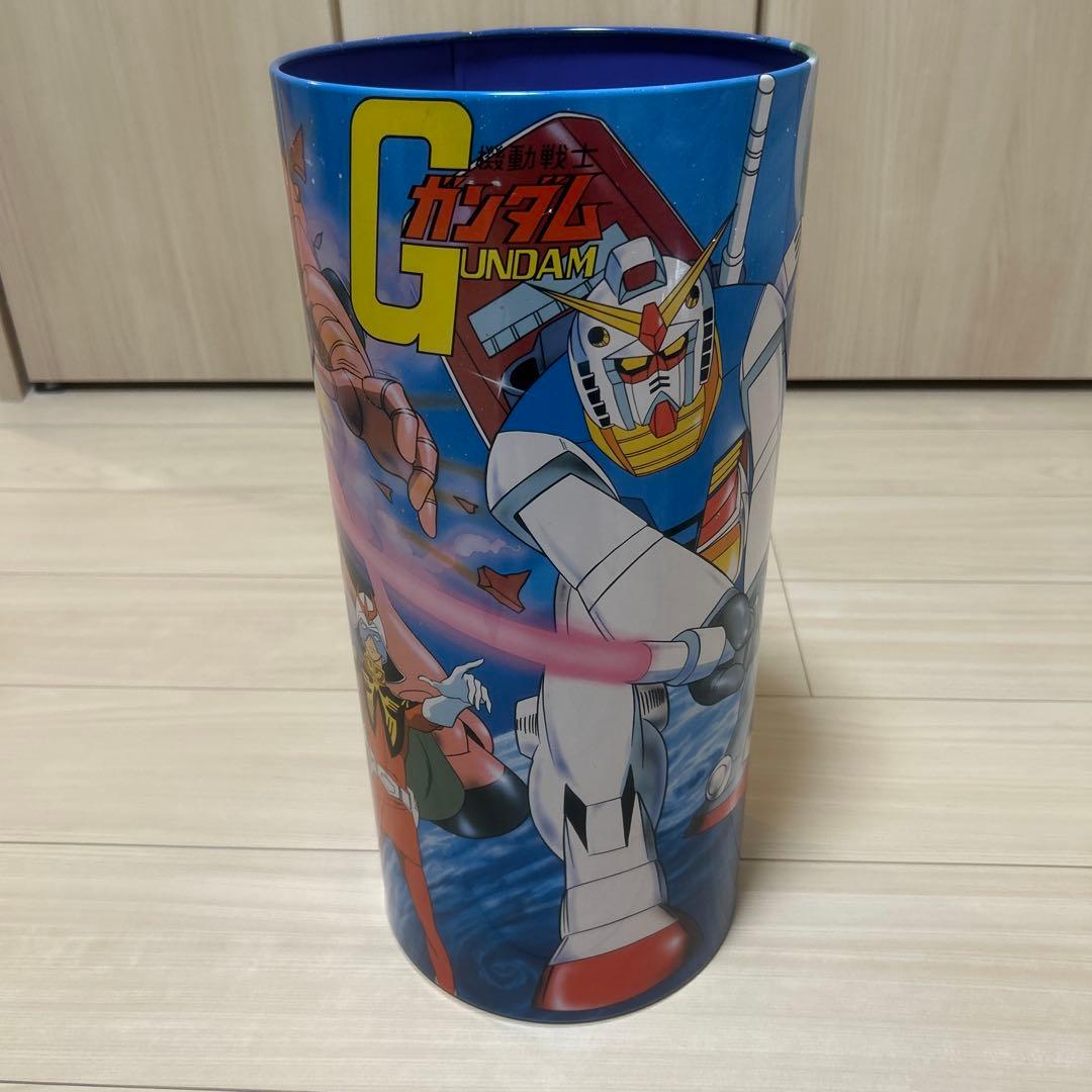当時モノ⭐︎ガンダムのブリキゴミ箱⭐︎昭和レトロ⭐︎ビンテージ