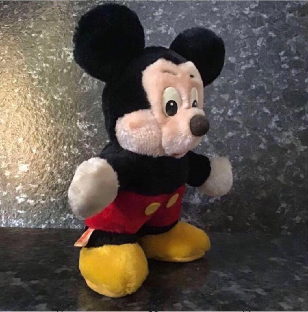 昭和　レトロ　ミッキーマウス　ミニーマウス　ぬいぐるみ