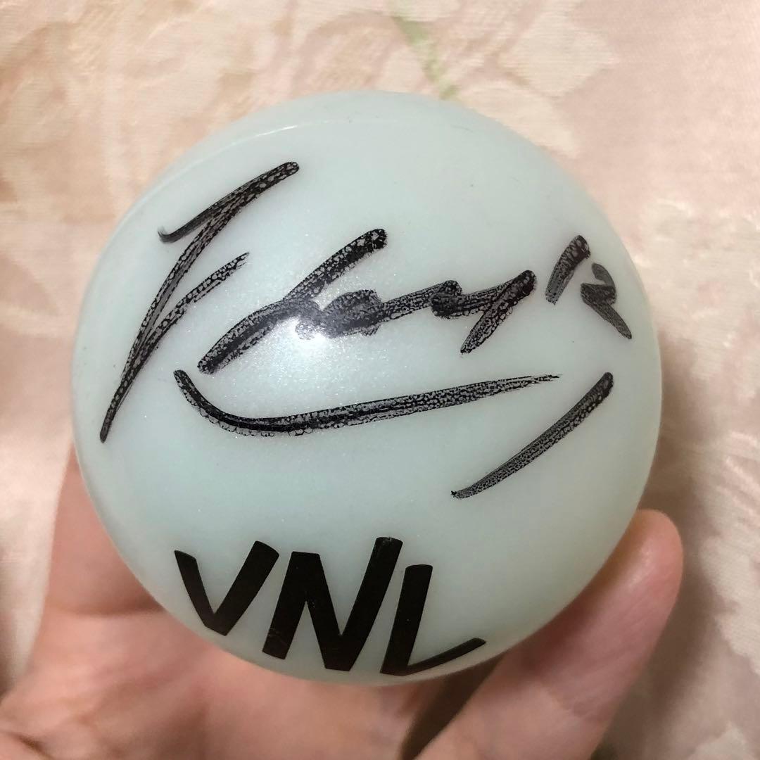 髙橋藍 直筆サインボール　VNL 2023