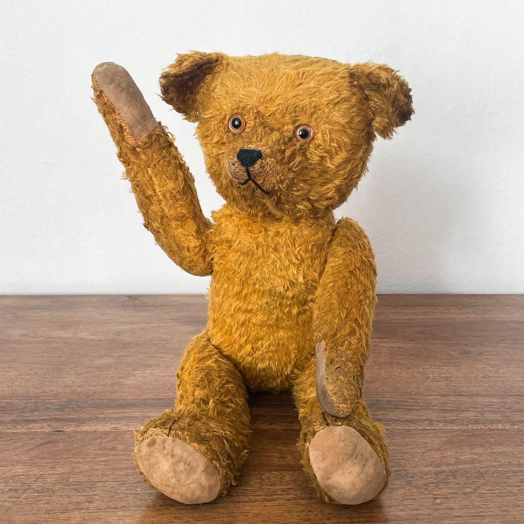 【ドイツ くまのぬいぐるみ①】アンティーク テディベア