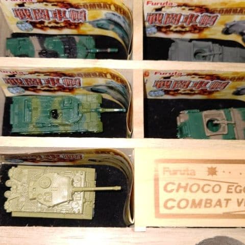 抽プレ品!!チョコエッグ戦闘車輌コレクションBOX+シークレット含む全種　戦車