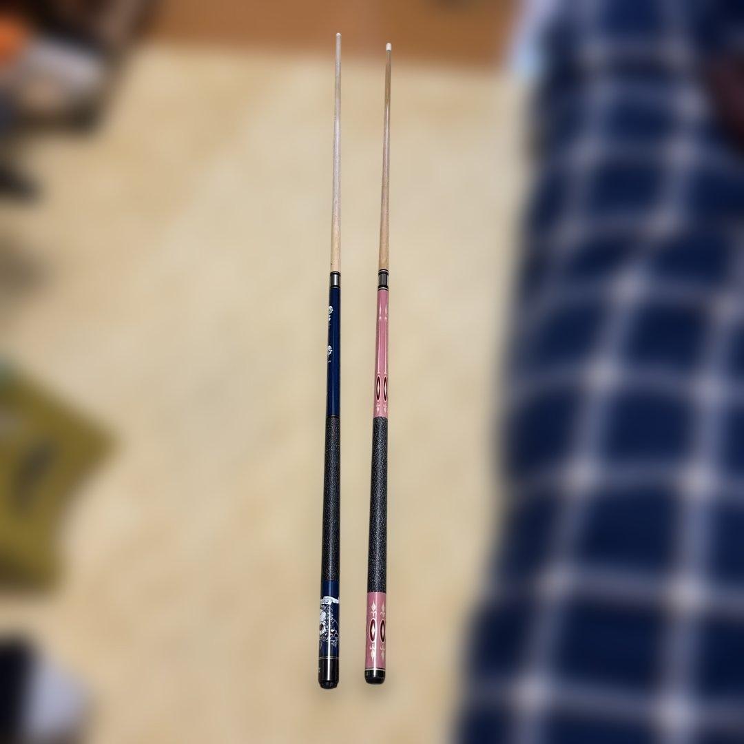 ビリヤードケース ブラウンレザー 6本収納