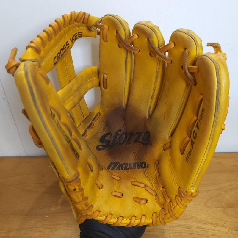 ミズノ Storzo 限定モデル Mマークラベル 小型 内野用 軟式グローブ