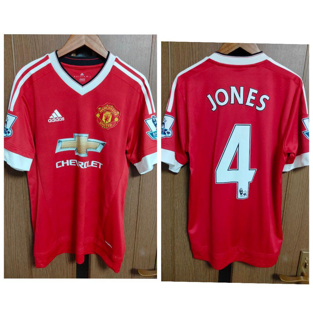 アディダス マンチェスターユナイテッド ジョーンズ #4 ユニフォーム ホーム
