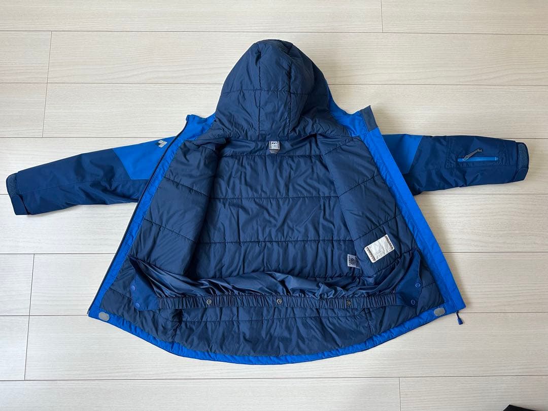 montbell アウターフード付きジャケットとパンツセット　140㎝