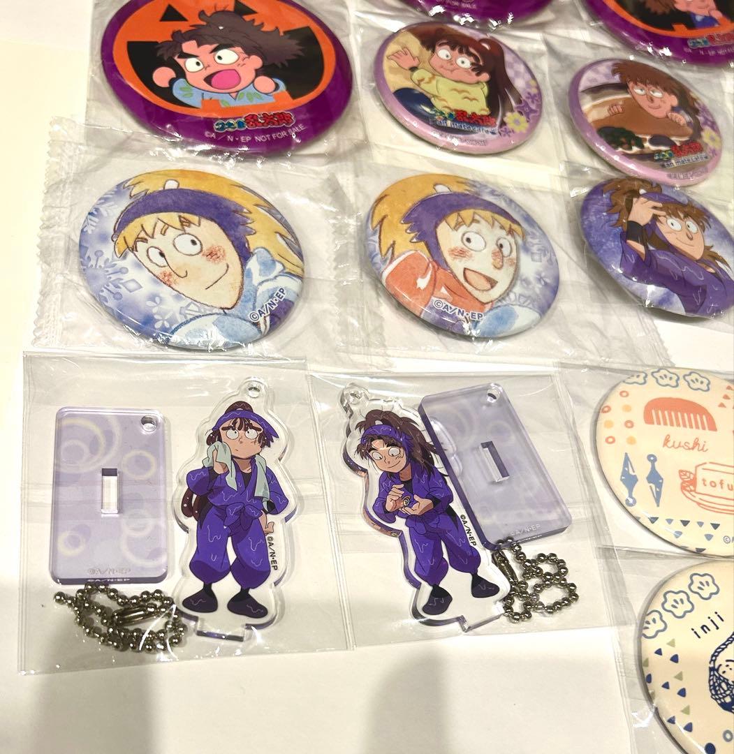 25点　忍たま　尾浜勘右衛門　鉢屋三郎　竹谷八左ヱ門　缶バッジ　アクリルスタンド