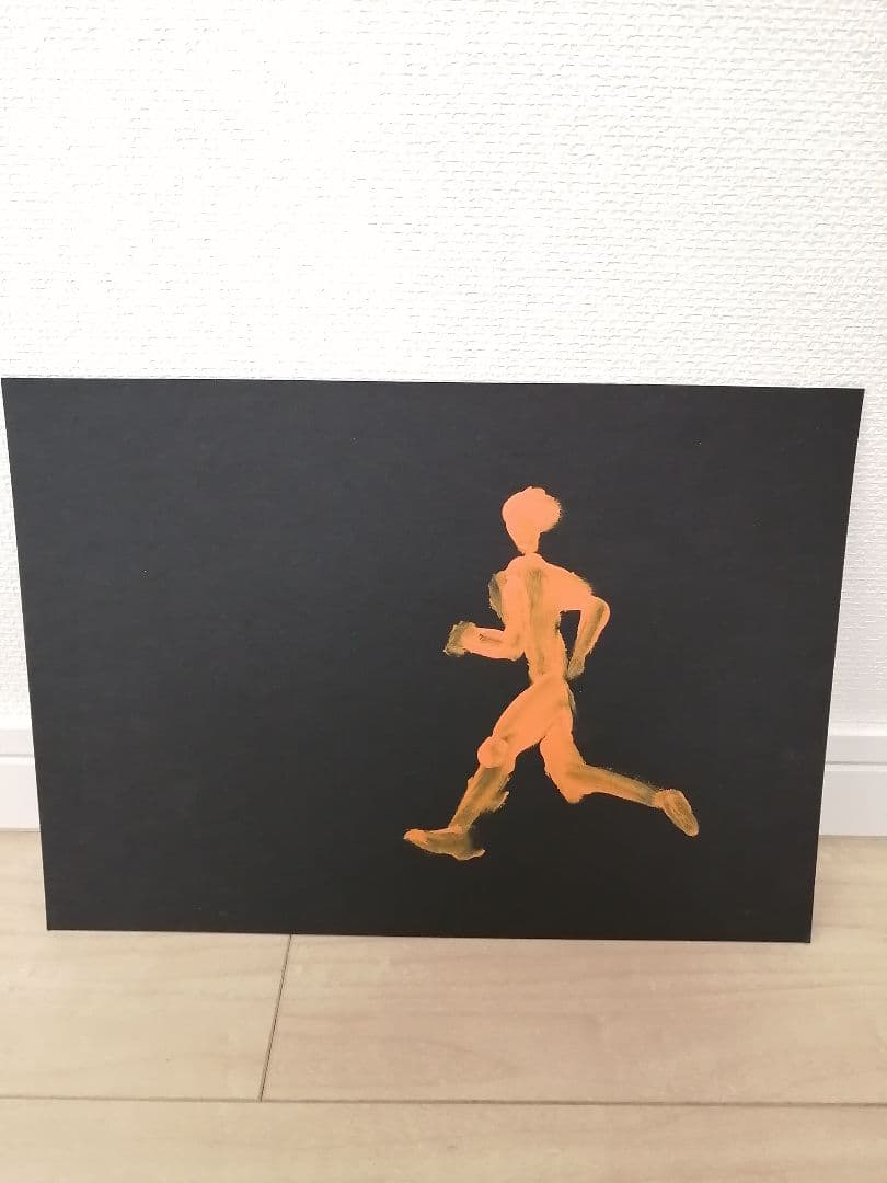 羽山奈保　リバーシブル絵画　A4