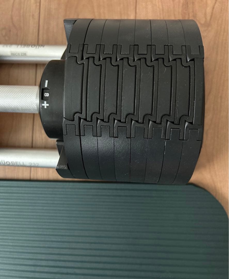 【計5点セット販売】フレックスベル 可変式ダンベル32kg×2個+ベンチ等