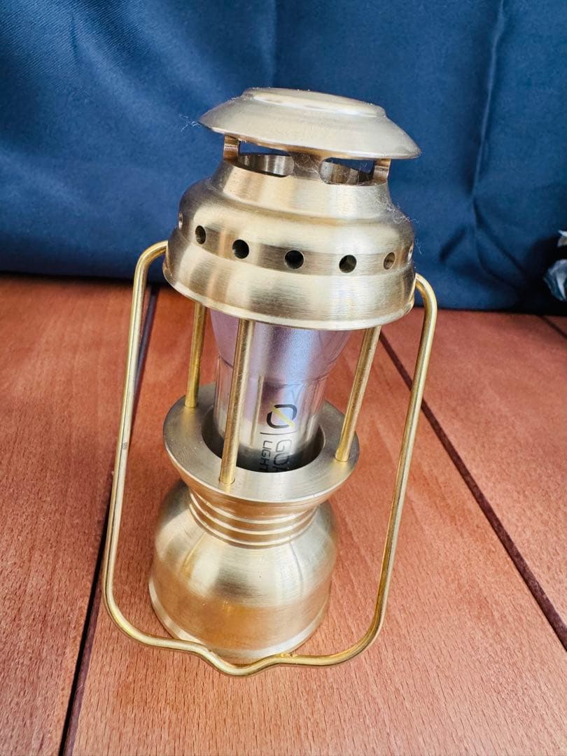 2in1 真鍮製 超小型オイルランプ ゴールゼロ用ランプシェード たまゆらタイプ