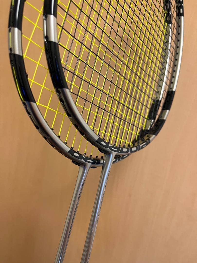 2本 サテライト 限定 パワー BabolaT バボラ バドミントン ラケット