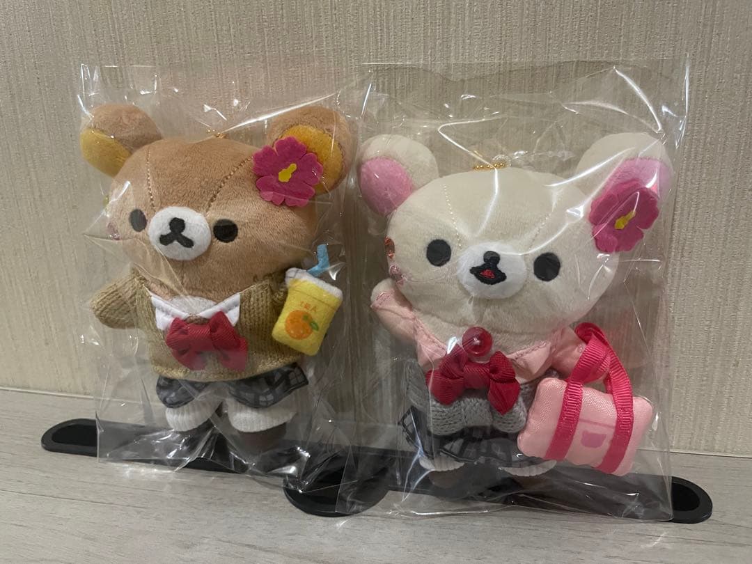 リラックマ リラスト限定 女子高生 ギャル ぶらさげぬいぐるみ 2種セット