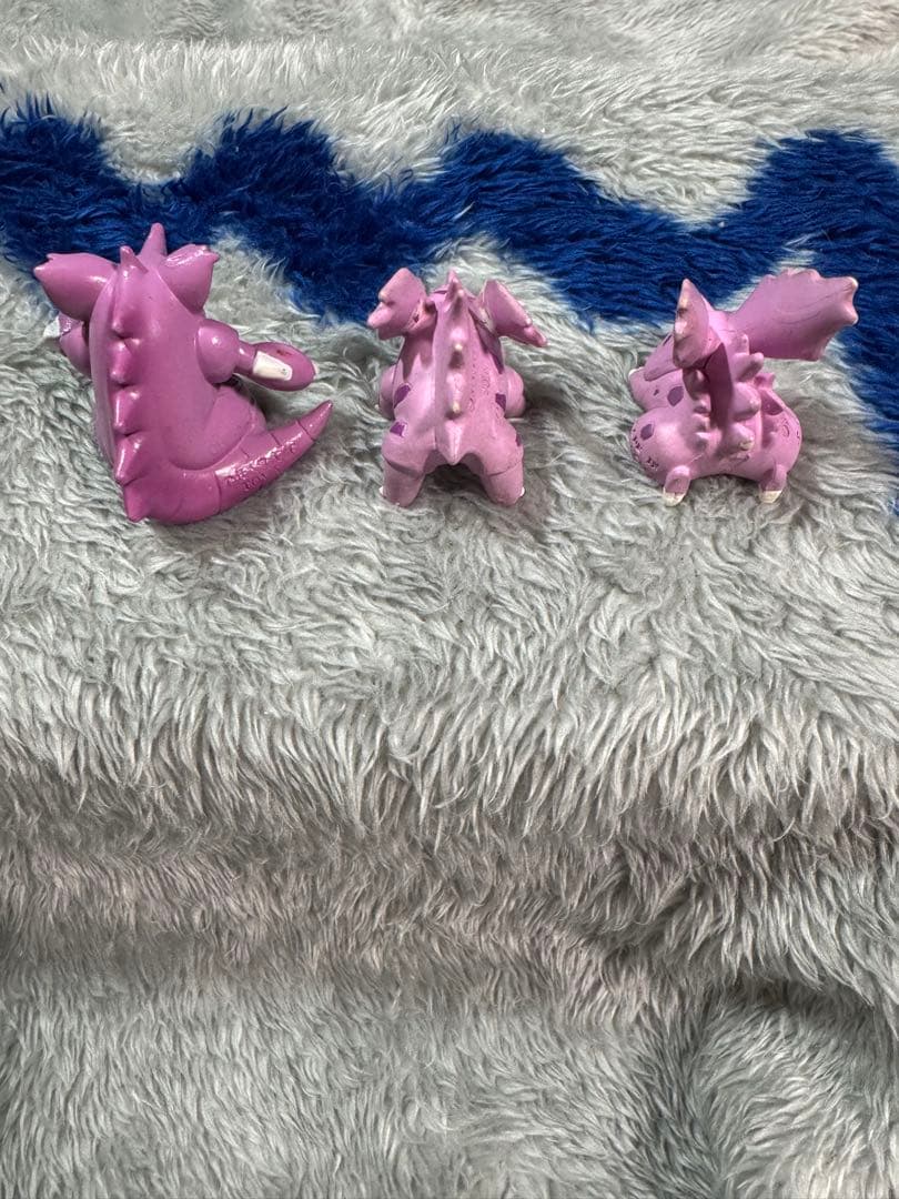 初期モンコレ　ニドラン♂、ニドリーノ、ニドキング フィギュア 3体セット