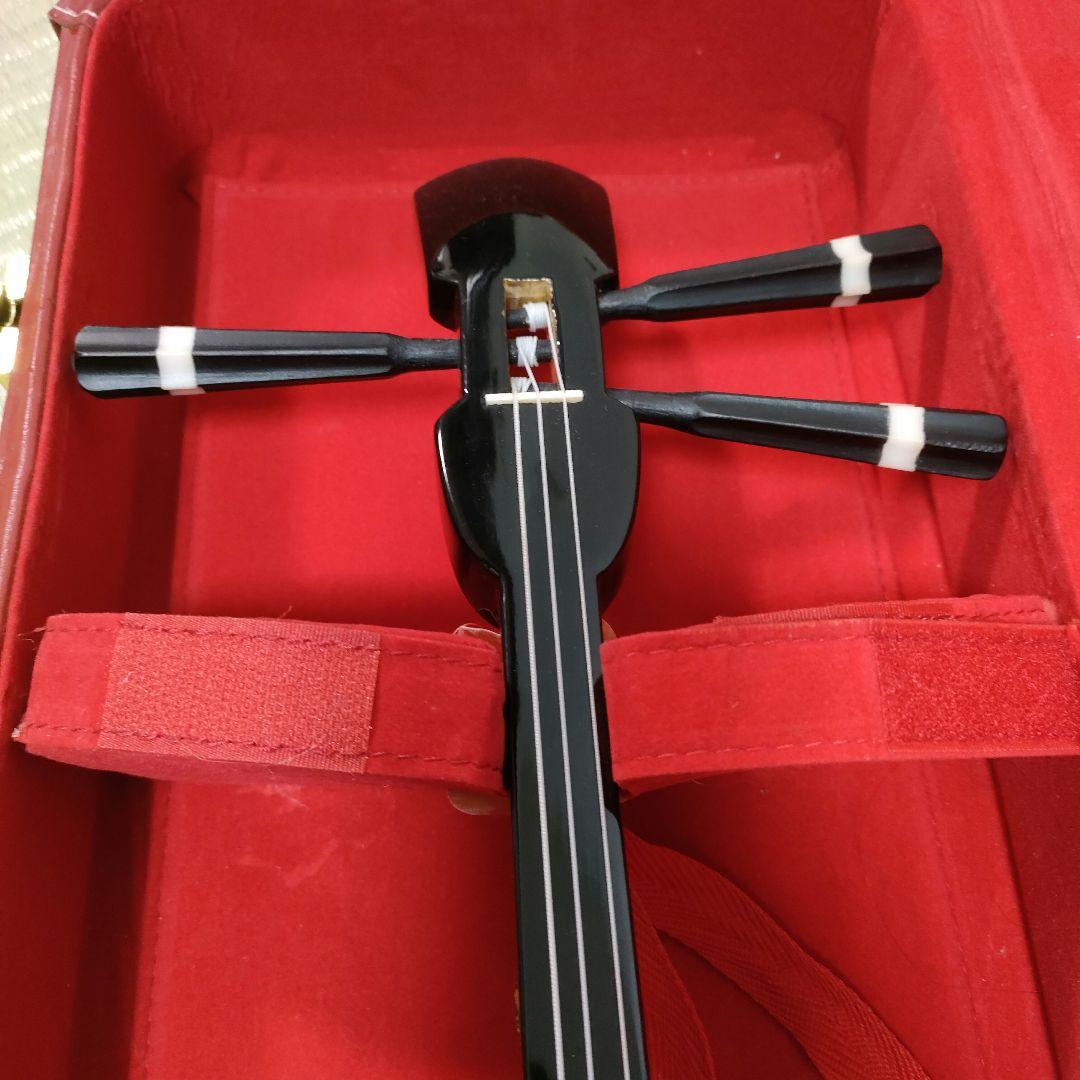 沖縄三線 合皮 人工皮 初心者 和楽器 民謡 三味線 ハードケース付