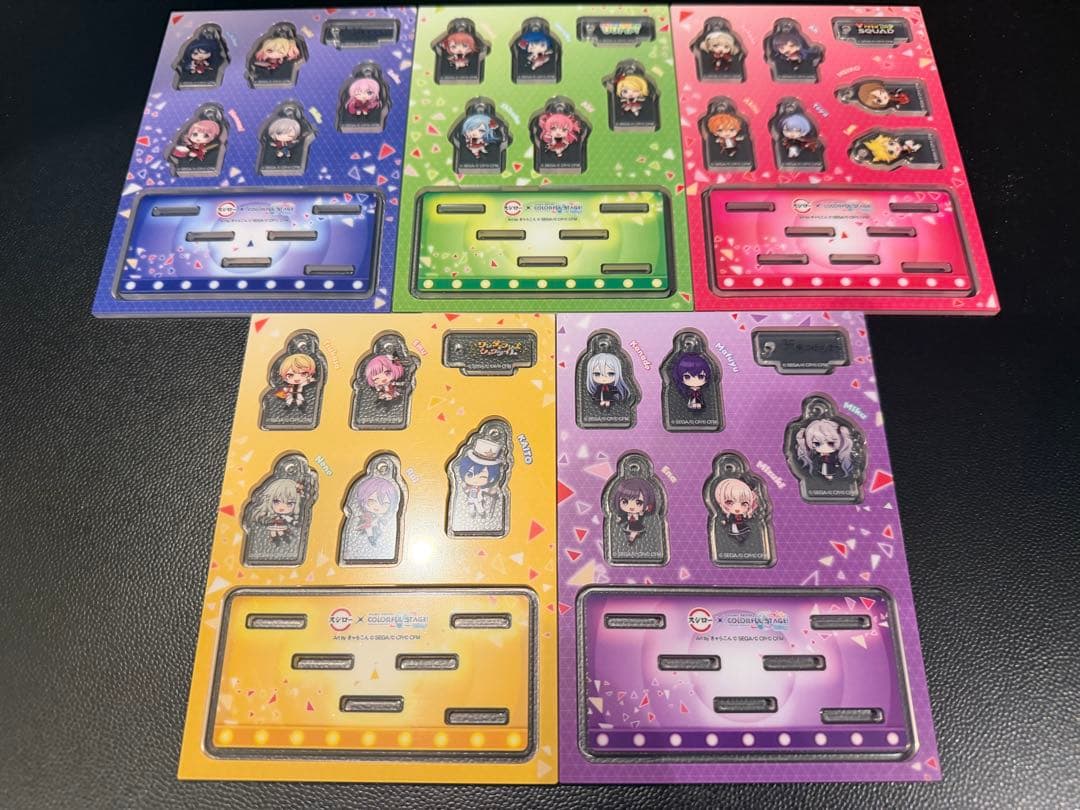 【10個セット新品未使用】プロセカ　スシロー　チャーム5ユニットフルセット×2