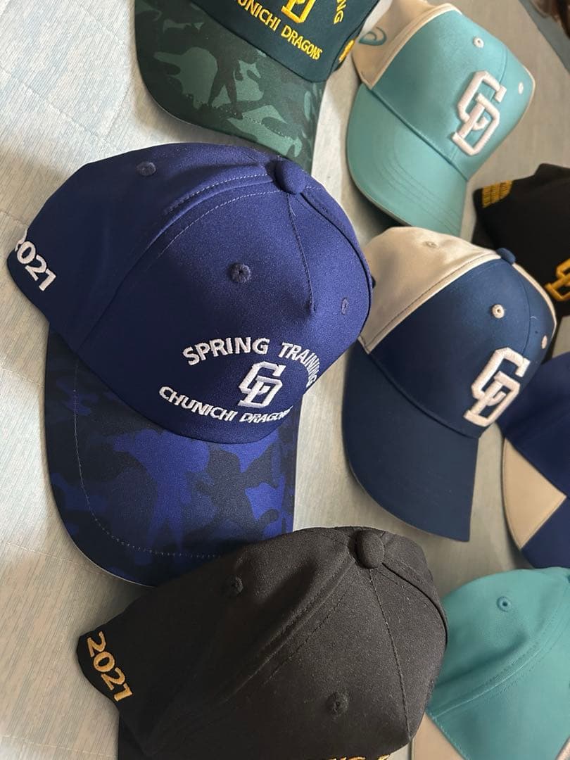 中日ドラゴンズ⭐️沖縄キャンプ キャップ 8個セット