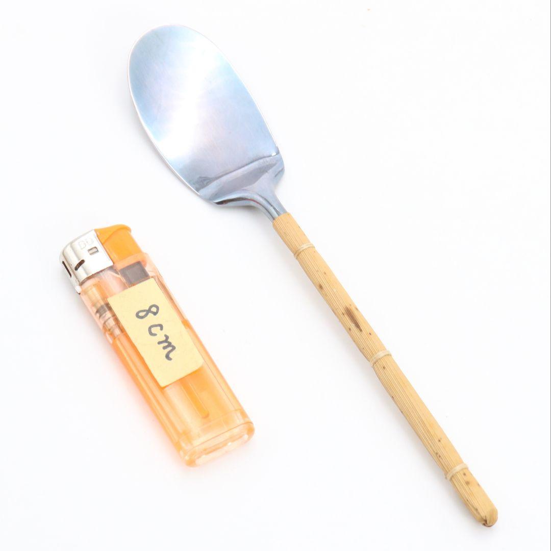 平安 浄也造 南鐐 灰匙 純銀刻印 約39g 茶道具 共箱　M961