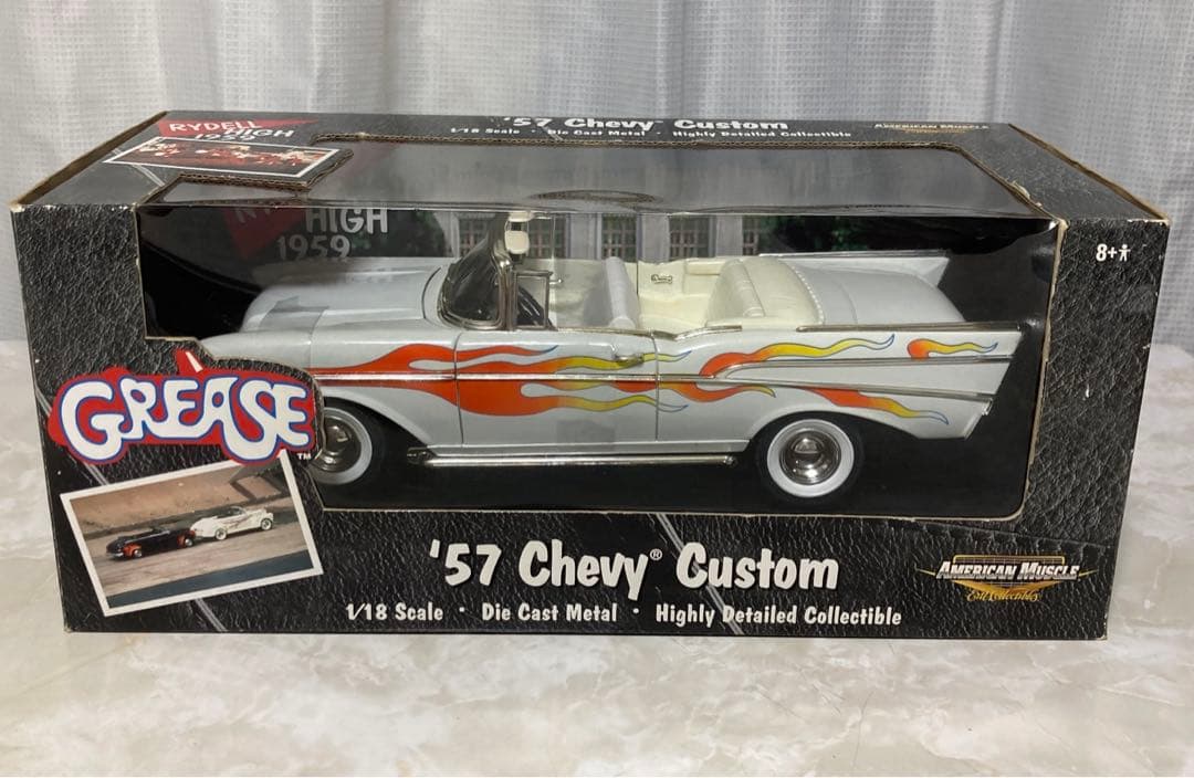 ダイキャスト　グリース　‘57 Chevy Custom 1/18 超レア