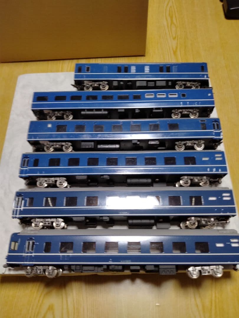 カツミ　HO　24系24形客車6両　ブラスモデル