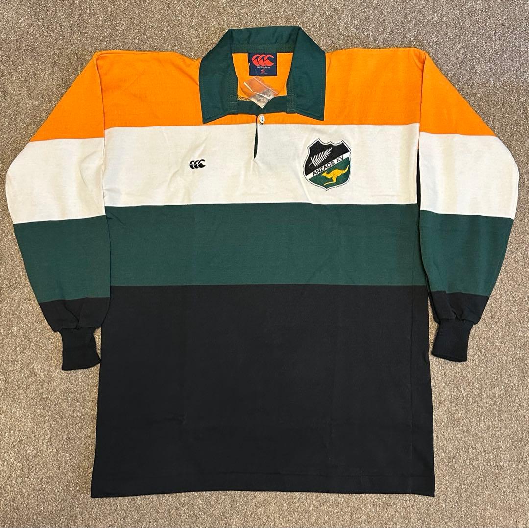 希少　CANTERBURY ラガーシャツ 42サイズ　ANZACS XV