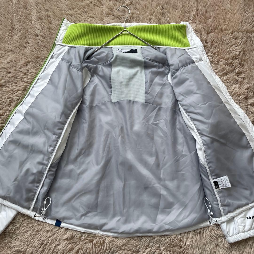 OAKLEY スカル　刺繍　中綿　ジャケット　ウエア　洗える