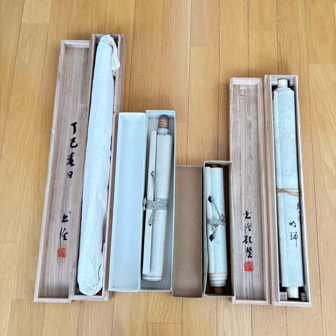 掛軸　まとめ売り 4本