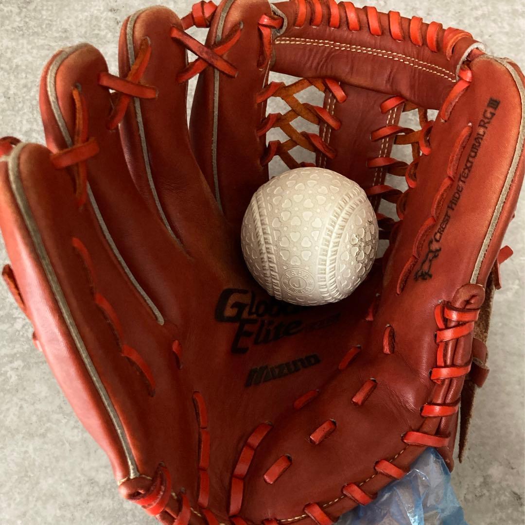ミズノ グローバルエリート 少年 軟式 左 投手 野球 グローブ 子供用 グラブ