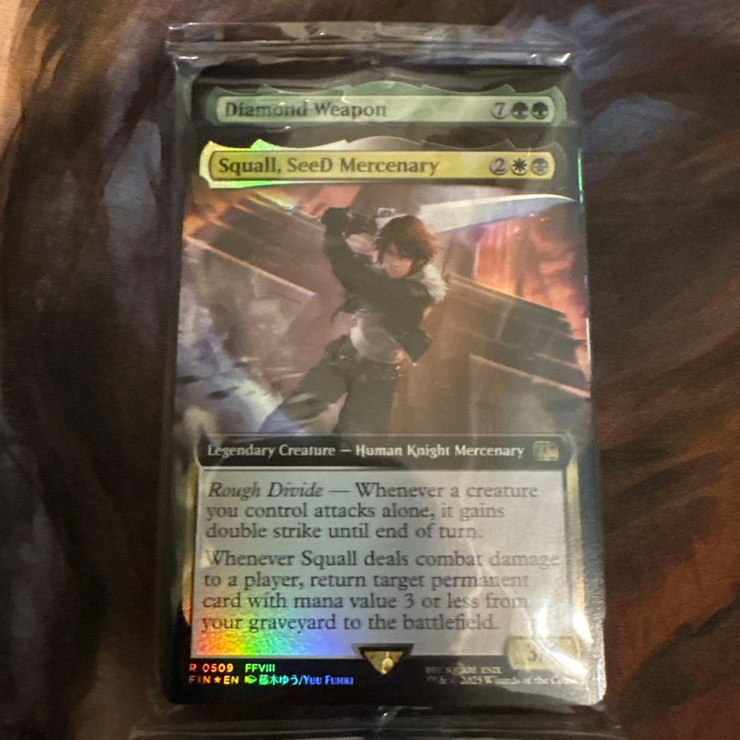 あ*け様 （MTG）「SeeDの傭兵、スコール」「ダイヤウェポン」拡張foil英