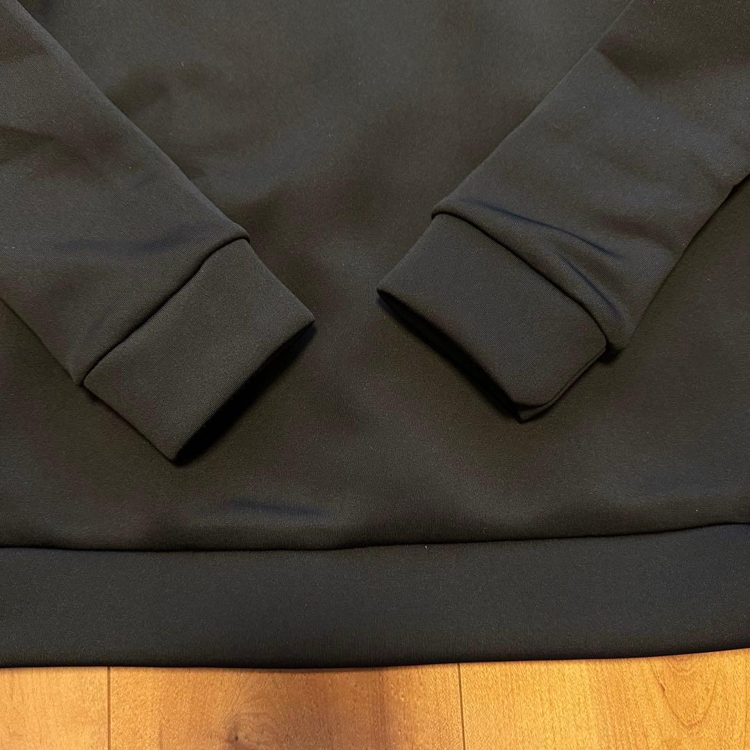 ダンボールニット セットアップ　長袖　フード　スカート　春秋　パーカー　ブラック