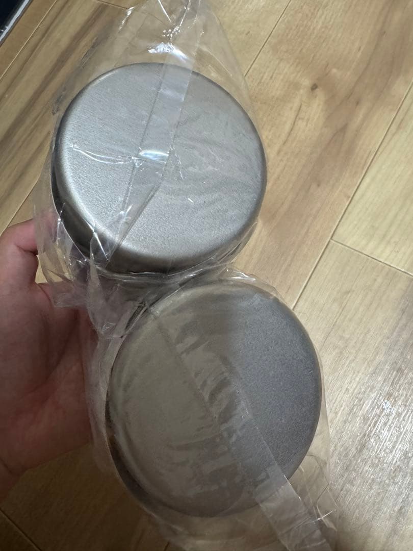 新品未使用  peak チタンダブルマグ 450ml ２個セット