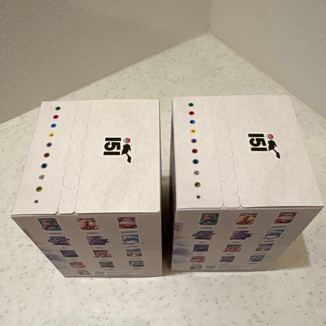 中国限定 ポケモンカード　絵夢点睛　151 パック＆フィギュア　2boxセット