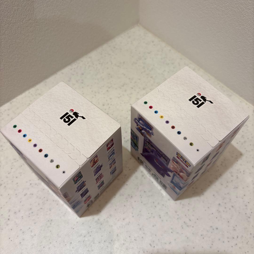 中国限定 ポケモンカード　絵夢点睛　151 パック＆フィギュア　2boxセット