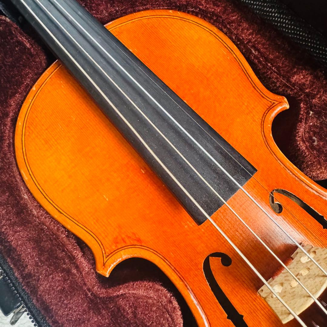 希少虎杢　高級バイオリン　カルロ・ジョルダーノ　1/10弦楽器　音楽
