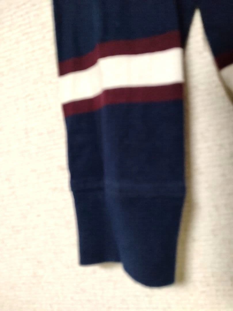 ラルフローレン　XL ラガーシャツ　ビッグポニー　ボーダー　長袖　シャツ　刺繍