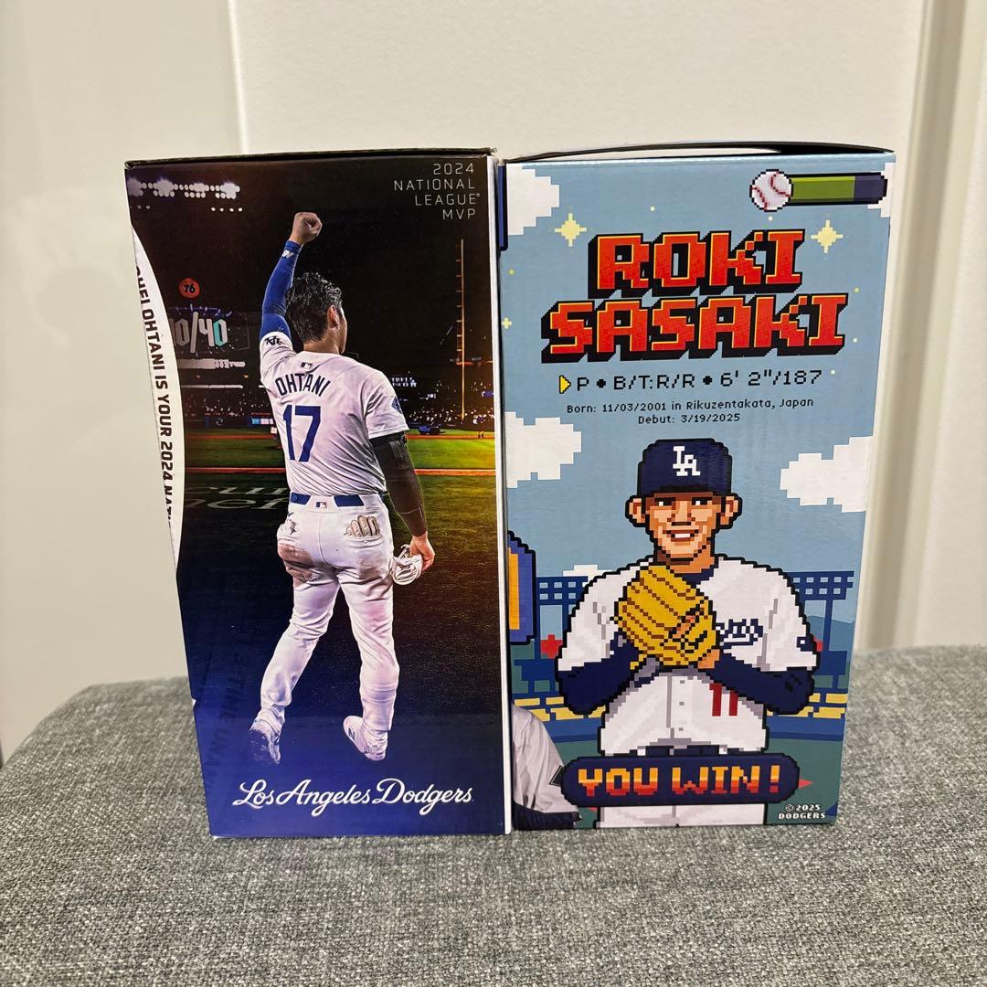 大谷翔平、佐々木朗希ボブルヘッド