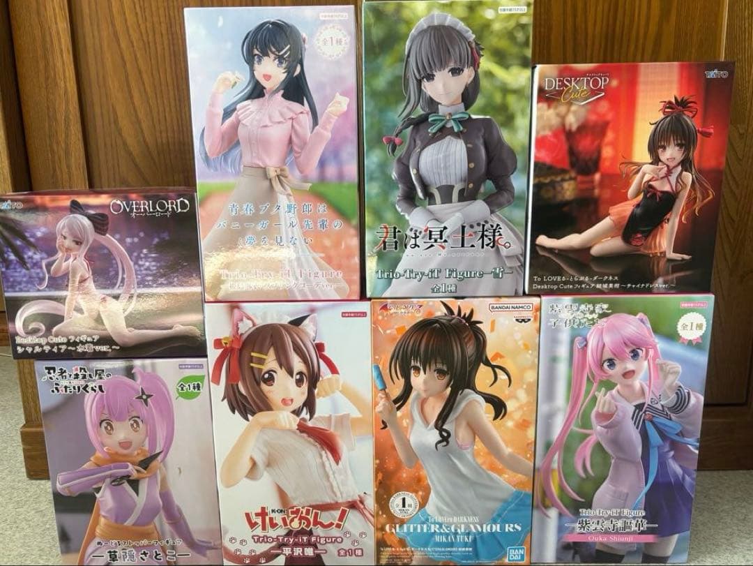 【最安値】美少女フィギュアセット（To LOVEる　オーバーロード　紫雲寺他）