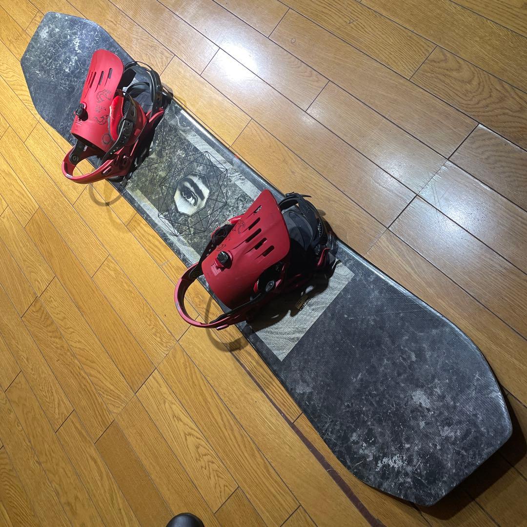 【値下げ】RIDE HELIX +FLUX SF金具セット　カービング・スロープ