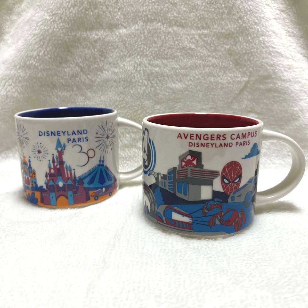 スターバックス ディズニーランド　アベンジャーズ　パリ マグカップ　箱無し