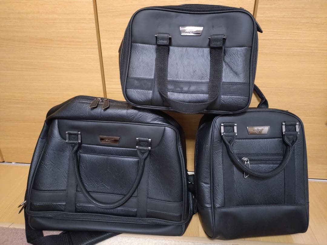 ブラック黒ゴルフバッグMIZUNO3点セット/ボストン/シューズ/カートバッグ