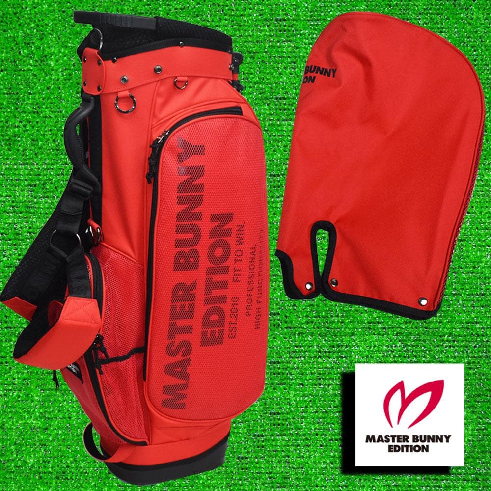 マスターバニーエディション ゴルフ キャディバッグ【レッド】新品！