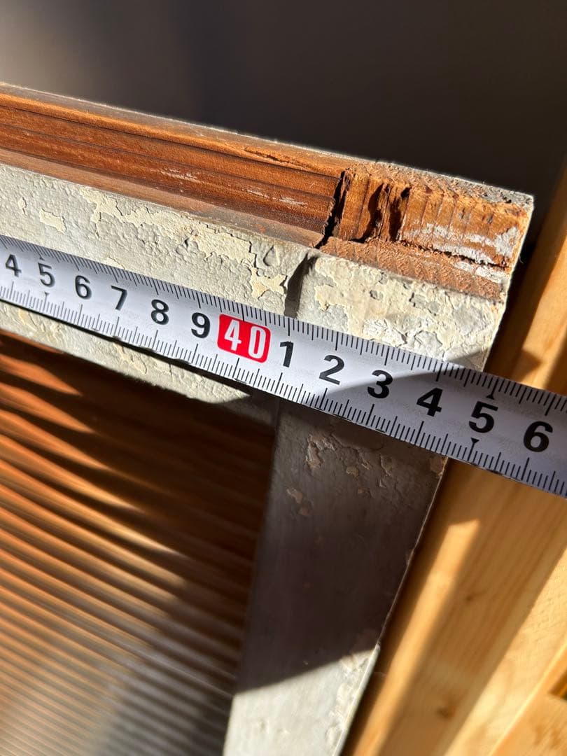 期間限定大幅値下げ！ビンテージ窓枠 昭和レトロ　アンティーク