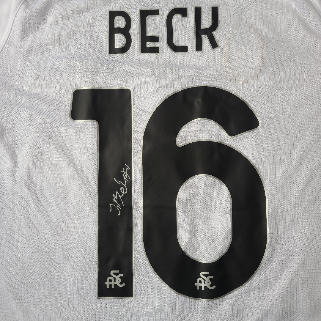 選手支給品サイン入り ジュリアス・ベック スペツィア・カルチョ カップ戦 ホーム
