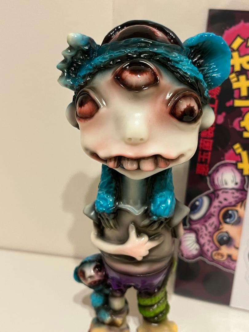 悪玉菌製造工場　ぢゅげむちゃん ソフビ フィギュア