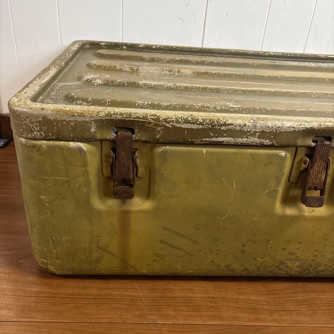 米軍　実物　アルミコンテナ　送料無料